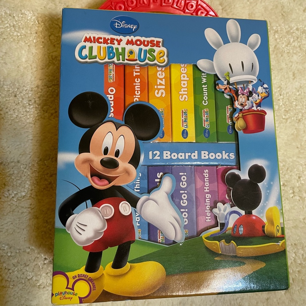 MICKEY MOUSE CLUBHOUSE BOARD BOOK SET